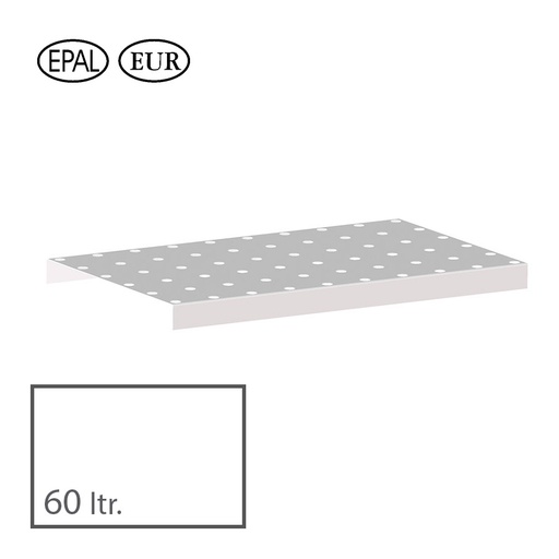 [045672] Rejilla para cubeta norma Europa 60 l - Dim.: 1200x800x100h mm - acero inoxidable