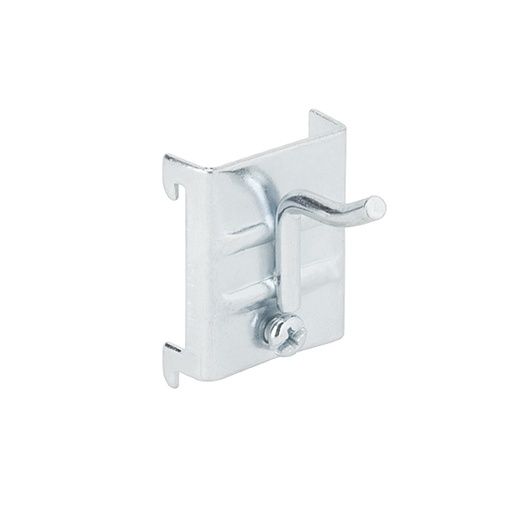 [045870] Pack de 5 ganchos porta herramientas para panel perforado - Dim.: Ø5x50 mm - Acero cincado