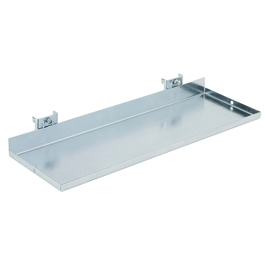 [045875] Bandeja porta herramientas para panel perforado - Dim.: 350x120 mm - Acero cincado
