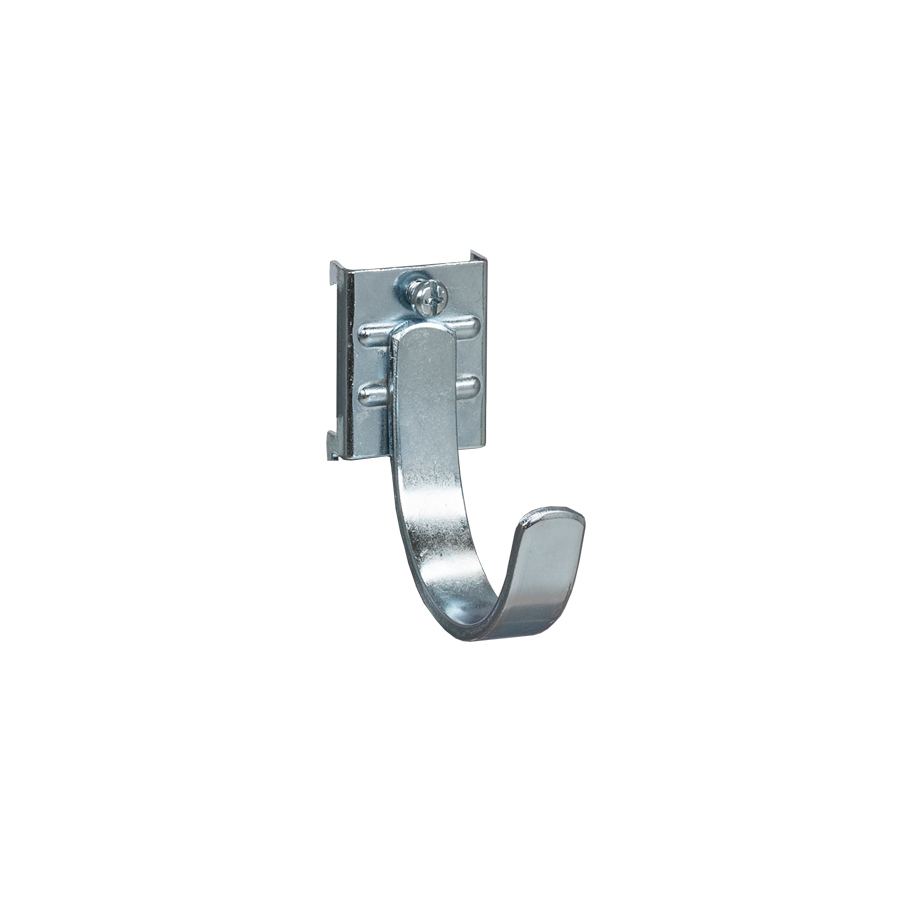 [045881] Pack de 5 ganchos porta herramientas para panel perforado - Dim.: Ø80 mm - Acero cincado