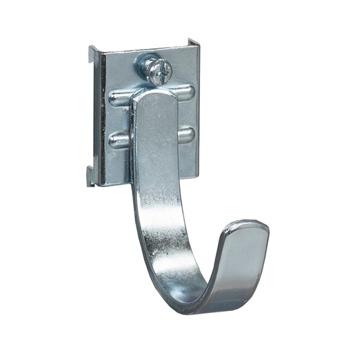 [045881] Pack de 5 ganchos porta herramientas para panel perforado - Dim.: Ø80 mm - Acero cincado