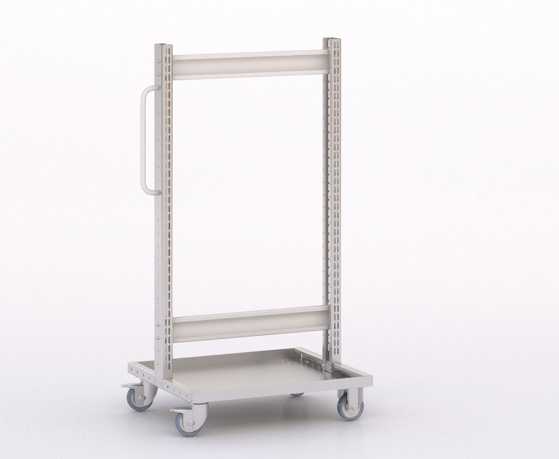 [045900] Carro modular serie Openbox (vacío) - Dim.: 730x613x1365h mm - Acero cincado