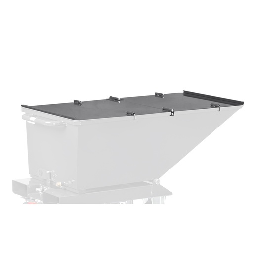 [046077] Tapa para contenedor de virutas serie estándar de Dim.: 1200x652x413h mm - Gris oscuro ral 5007