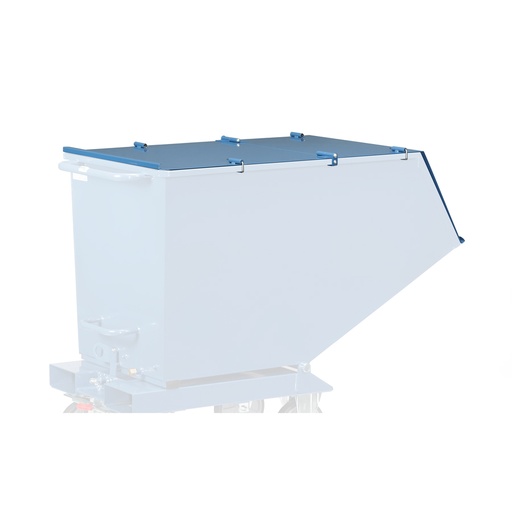 [046082] Tapa para contenedor de virutas serie estándar de Dim.: 1321x1044x735h mm - azul ral 5007