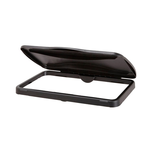 [046453] Tapa plástica para basurera Slim Jim® con 1 puerta practicable - Dim.: 556x641x31h mm - Negro