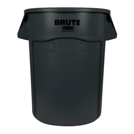 [046483] Contenedor plástico BRUTE de 166,5 lts. para recogida de basuras - Dim.: Ø 610x800h mm - Negro