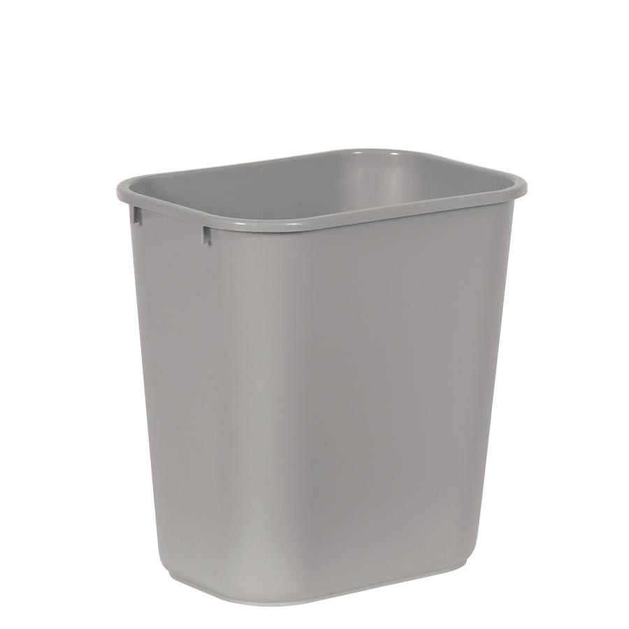 [046498] Papelera de plástico de 26,6 lts. para la recogida selectiva de residuos - Dim.: 365x260x380h mm - Gris