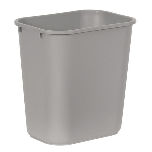 [046498] Papelera de plástico de 26,6 lts. para la recogida selectiva de residuos - Dim.: 365x260x380h mm - Gris