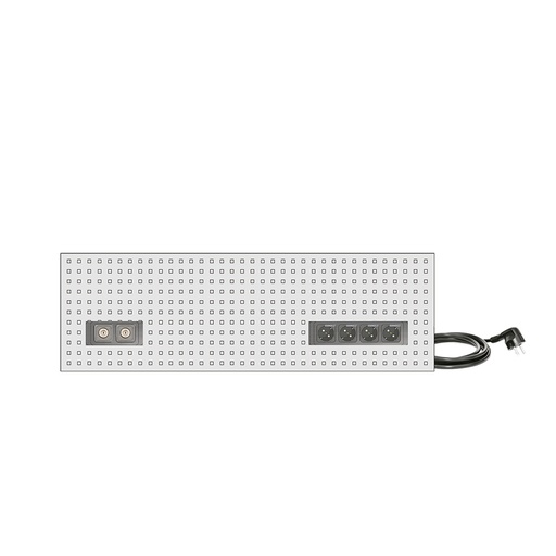 [046559] Regletas y cableado para insertar en panel perforado de 1250 mm compuesto por: