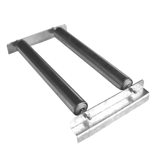 [046815] Rodador metálico de 1 barril tumbado de 60 lts. - Dim.: 295x487x77h mm - Galvanizado