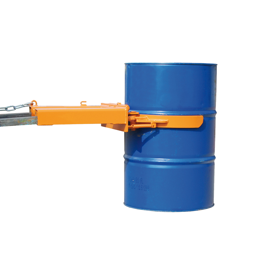 [046866] Implemento tipo pinza para agarre y manipulación de barriles y bidones de 200 lts. metálicos - Dim.: 620x1350x145h mm - Acero pintado