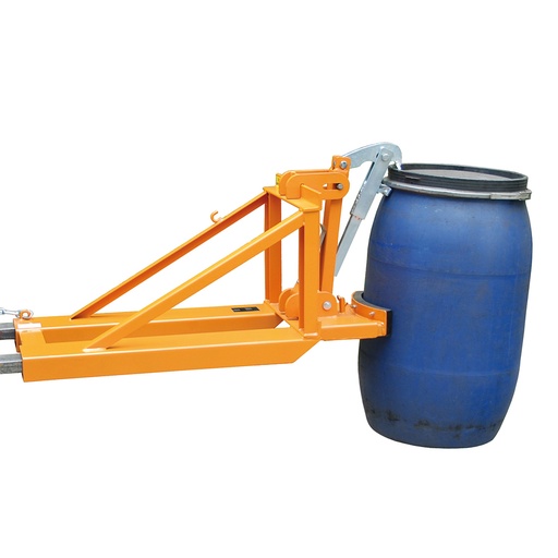 [046888] Implemento tipo gancho para agarre y manipulación barriles y bidones mediante carretilla elevadora - Dim.: 585x1290x810h mm - Acero pintado