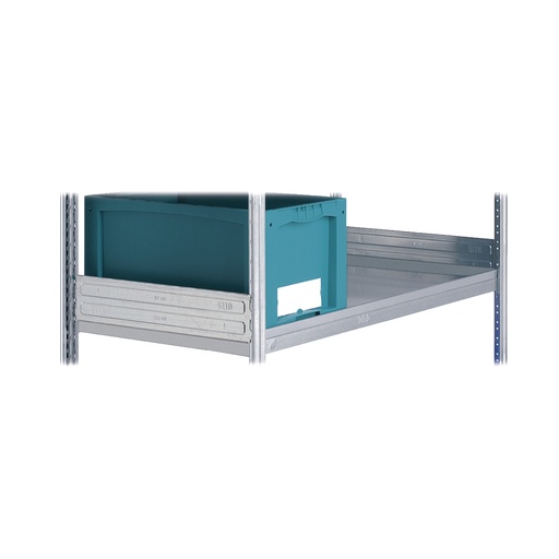[046971] Estante metálico inclinado con rebordes (carga 100 kg) - Dim.: 1300x500x25h mm - Galvanizado