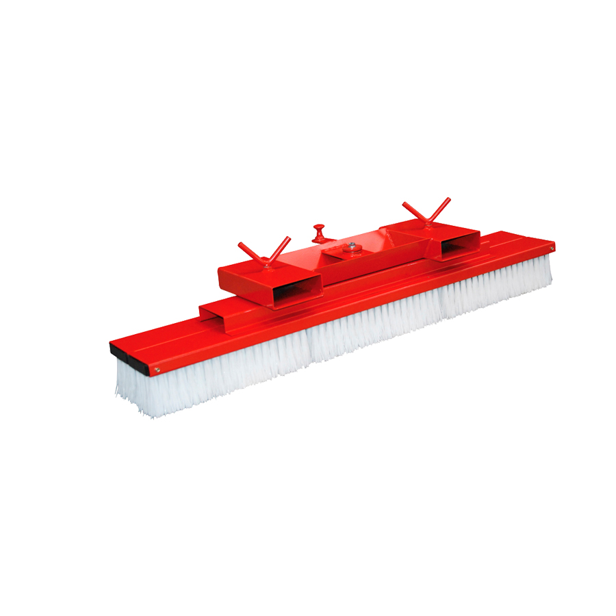 [047037] Escoba para pinzas de carretilla elevadora - Dim.: 1500x350x300h mm - Rojo ral 3000