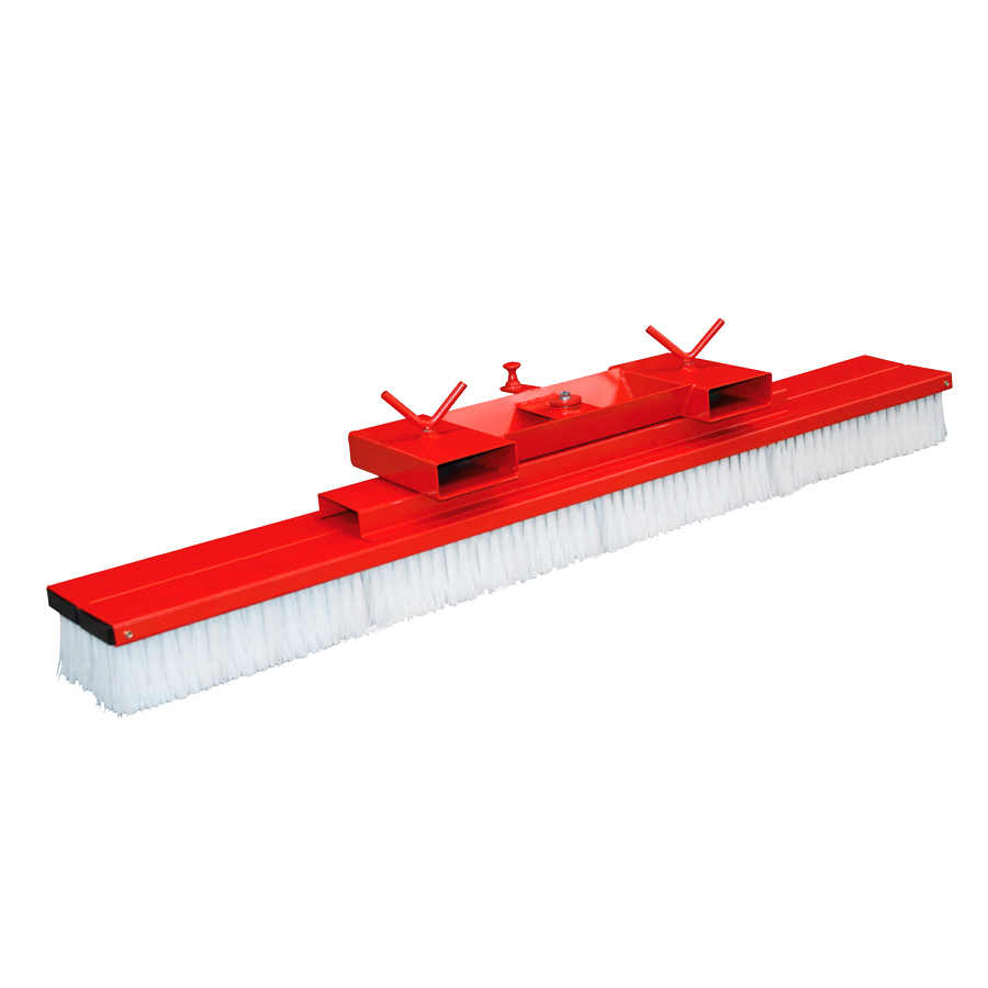 [047038] Escoba para pinzas de carretilla elevadora - Dim.: 2000x350x300h mm - Rojo ral 3000