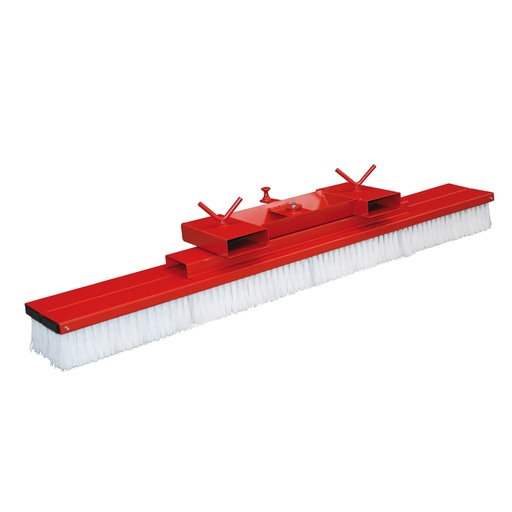 [047038] Escoba para pinzas de carretilla elevadora - Dim.: 2000x350x300h mm - Rojo ral 3000