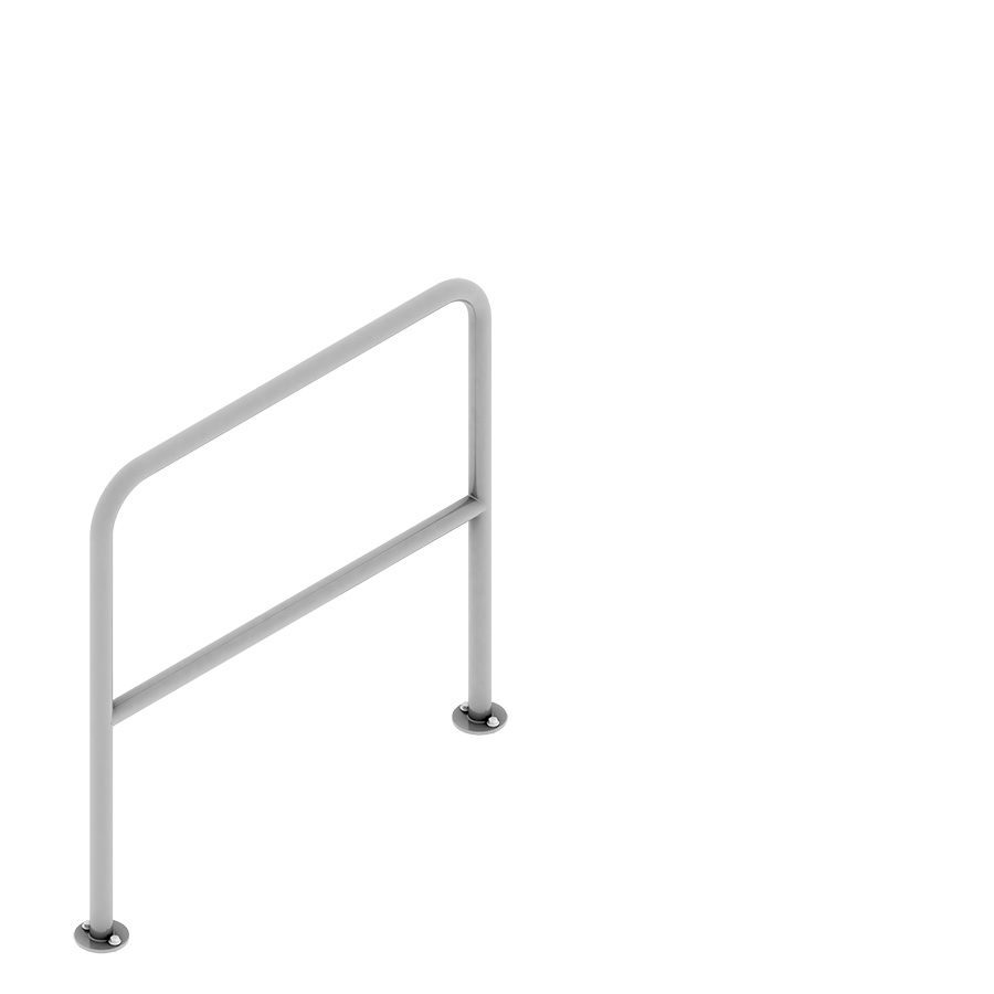 [047280] Barandilla metálica divisoria - Dim.: Ø42x1000x1000h mm - Galvanizado