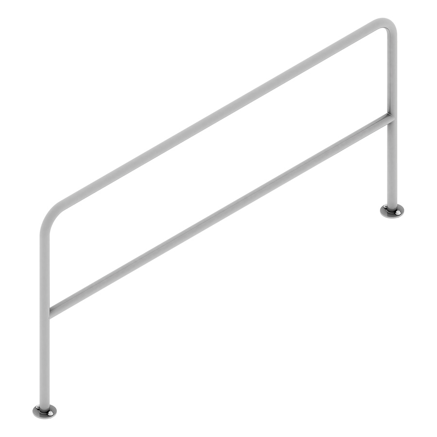 [047286] Barandilla metálica divisoria - Dim.: Ø42x2000x1000h mm - Galvanizado