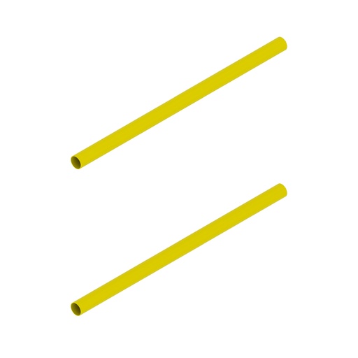 [047296] Par de travesaños metálicos para generar barandillas divisorias - Dim.: Ø42x1000 mm - Amarillo ral 1018