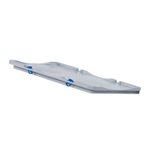 [047470] Tapa plástica con bisagras y clips de cierre para caja norma Europea serie Basicline - Dim.: 400x300 mm - Gris claro
