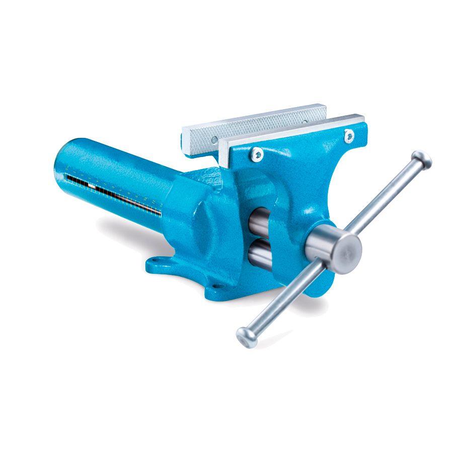 [047732] Tornillo de apriete para de banco de trabajo de mordazas intercambiables - Dim.: 120x298x128h mm - Azul