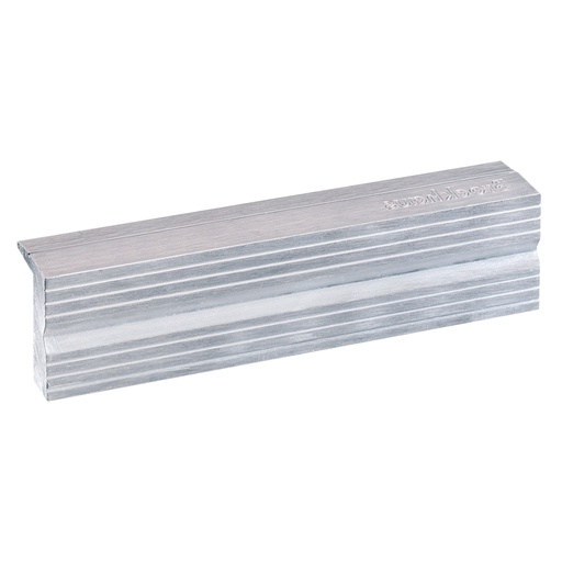 [047752] Par de mordazas de recambio para tornillo de banco de trabajo con superficie de aluminio - Ancho: 120 mm