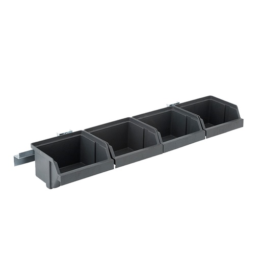 [047853] Soporte metálico para colocar cajas en panel perforado (cajas no incluidas) - Dim.: 555 mm - Acero cincado