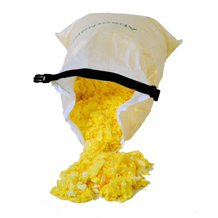[048069] Particulado polipropileno absorbente para líquidos químicos - 1 saco de 5 kg - Amarillo