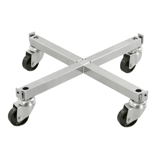 [048093] Rodador para basurera de metal 70 lts - Dim.: 378x378x95h mm - Galvanizado