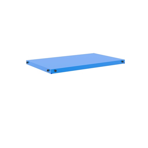 [048103] Bandeja metálica adicional para carro taller - Dim. 770x470x30h mm - Azul ral 5012