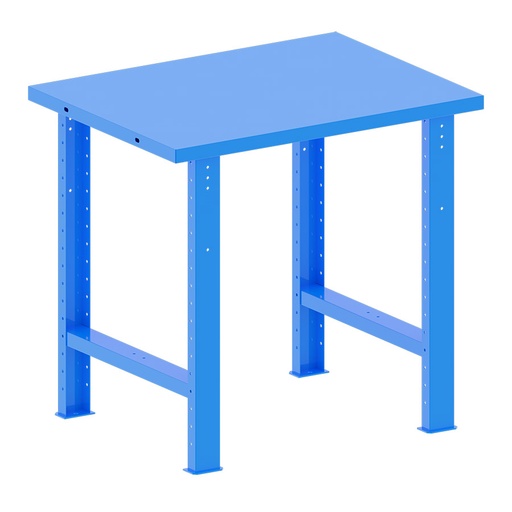 [048178] Banco de trabajo desmontable con encimera de acero - Dim.: 1000x750x940h mm - Azul ral 5012
