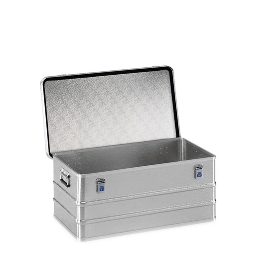 [048341] Arcón de aluminio con tapa, cierres de palanca y asas integradas - Dim.: 885x485x373h mm - Aluminio