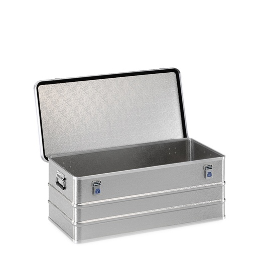 [048342] Arcón de aluminio con tapa, cierres de palanca y asas integradas - Dim.: 985x485x373h mm - Aluminio