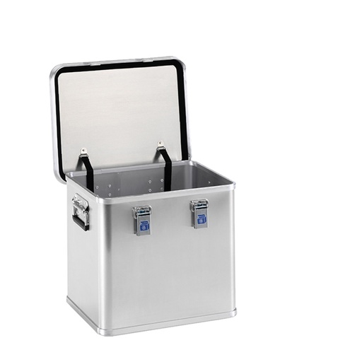 [048346] Arcón de aluminio con tapa, cierres de palanca y asas integradas - Dim.: 457x370x398h mm - Aluminio.