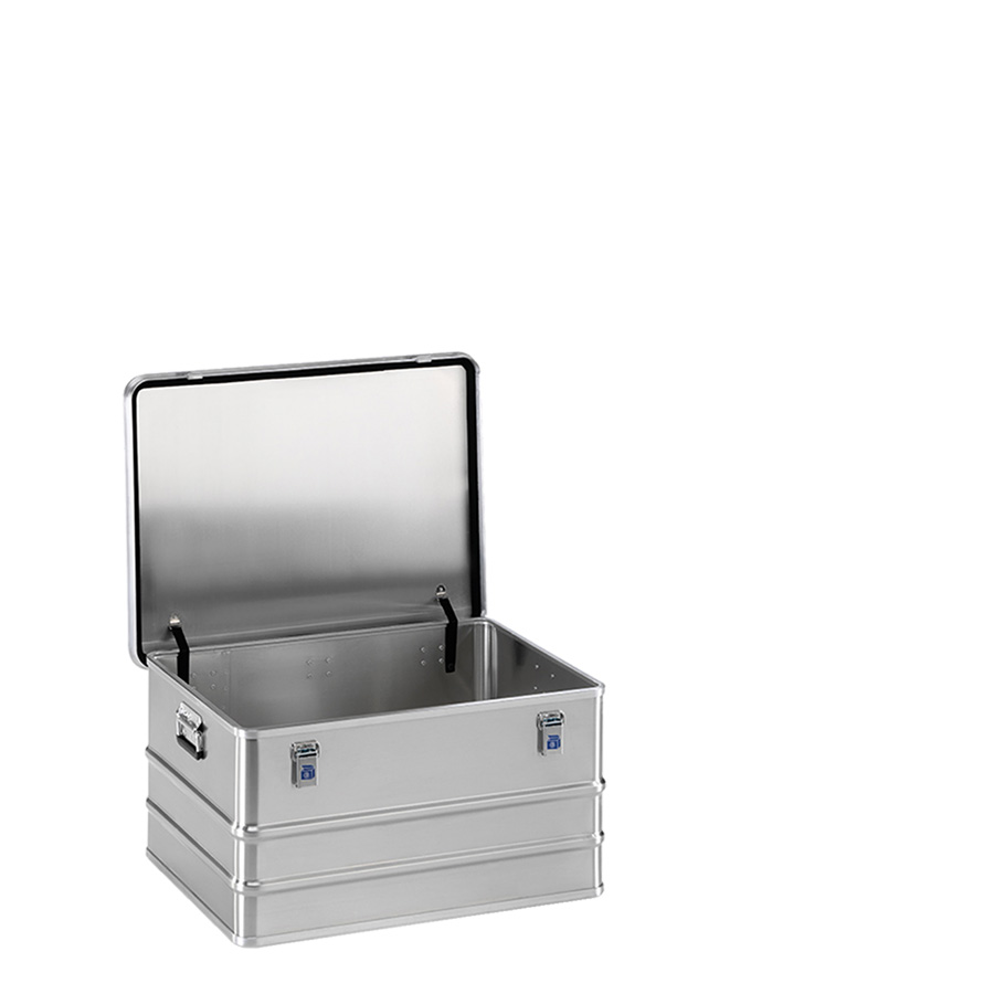 [048347] Arcón de aluminio con tapa, cierres de palanca y asas integradas - Dim.: 743x533x430h mm - Aluminio.