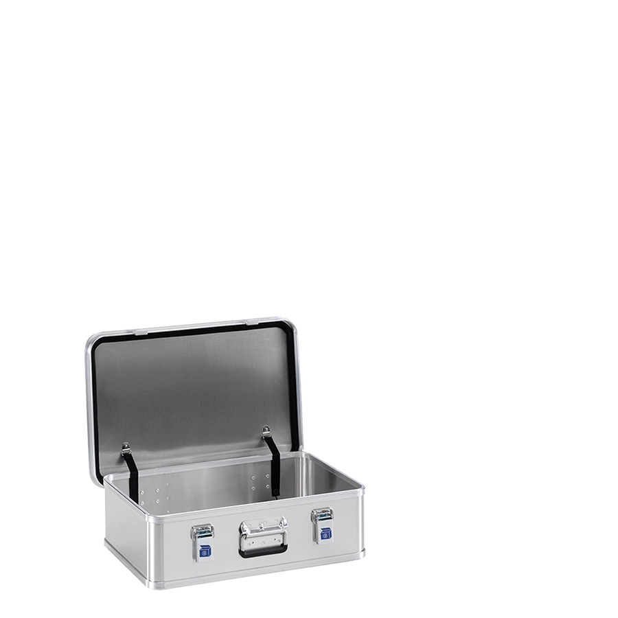 [048350] Arcón de aluminio con tapa, cierres de palanca y asa integrada - Dim.: 588x388x180h mm - Aluminio.