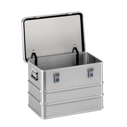 [048353] Arcón de aluminio con tapa, cierres de palanca y asas integradas - Dim.: 588x388x410 mm - Aluminio.