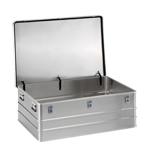 [048355] Arcón de aluminio con tapa, cierres de palanca y asas integradas - Dim.: 1188x788x410 mm - Aluminio.