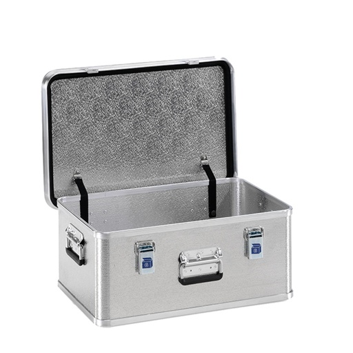[048358] Arcón de aluminio con tapa, cierres de palanca y asas integradas - Dim.: 588x388x250h mm - Aluminio