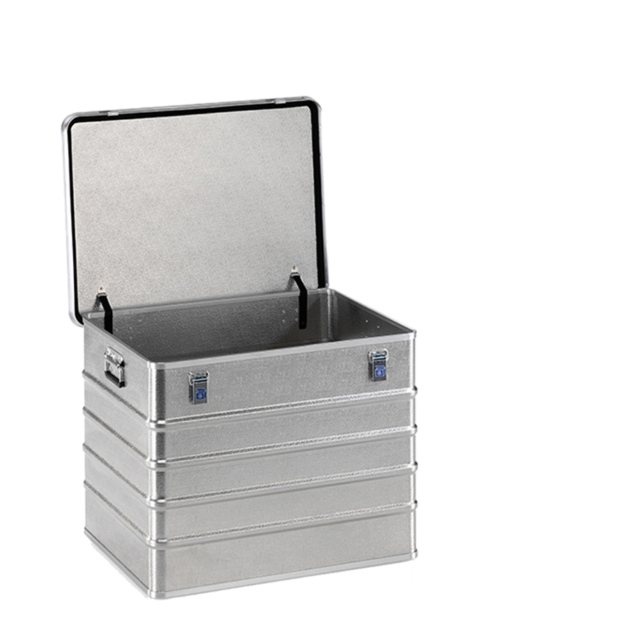 [048360] Arcón de aluminio con tapa, cierres de palanca y asas integradas - Dim.: 788x588x610h mm - Aluminio