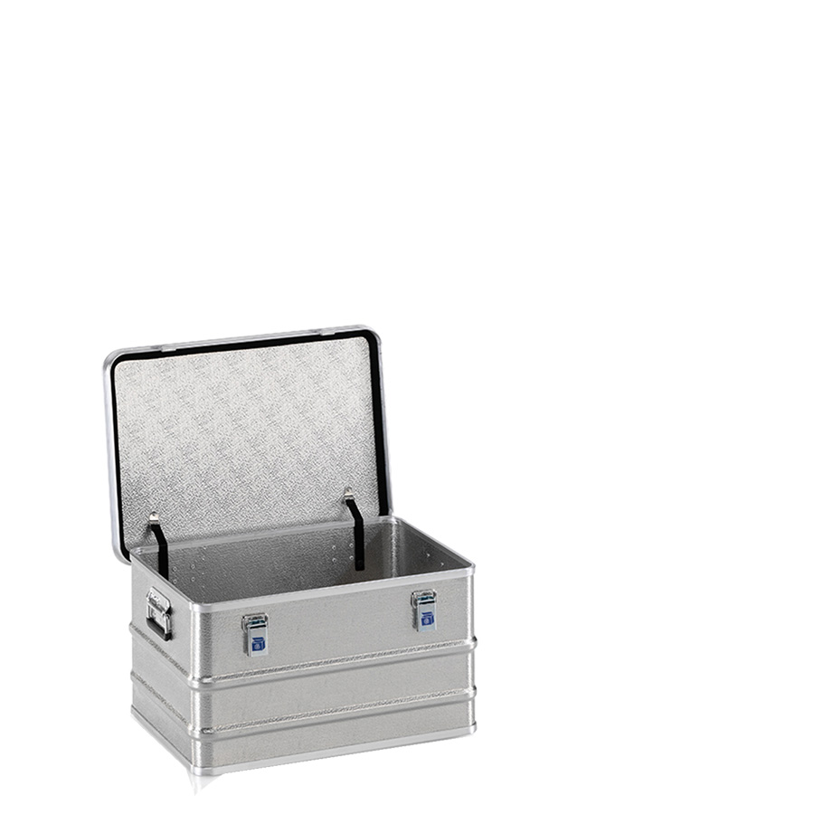 [048361] Arcón de aluminio con tapa, cierres de palanca y asas integradas - Dim.: 655x455x358h mm - Aluminio