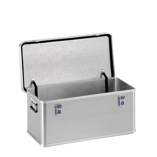 [048363] Arcón de aluminio con tapa, cierres de palanca y asas integradas - Dim.: 788x388x340h mm - Aluminio