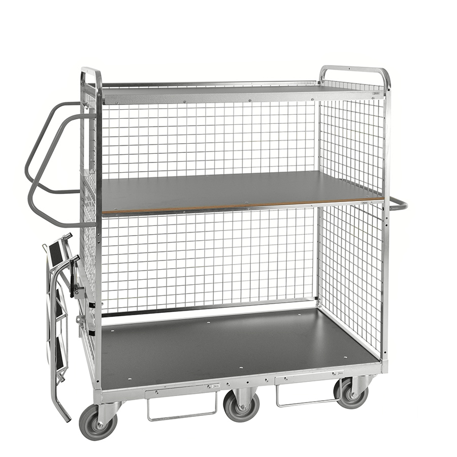 [048536] Carro completo para preparación de pedidos - Dim.: 1295x810x1700h mm - Galvanizado