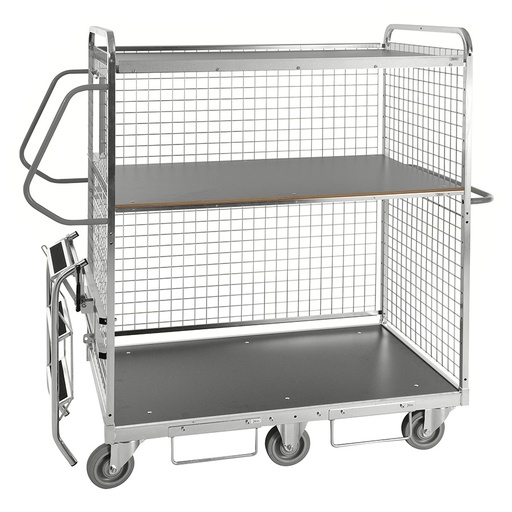[048536] Carro completo para preparación de pedidos - Dim.: 1295x810x1700h mm - Galvanizado