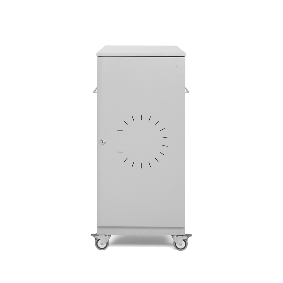 [048609] Armario para el almacenamiento y carga de tabletas - Dim.: 500x450x1100h mm - Gris ral 7035