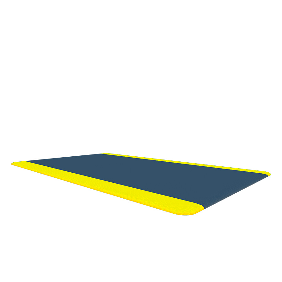 [048753] Estera antifatiga de alto rendimiento  - Dim.: 0,91x1,52 m - Negro y amarillo