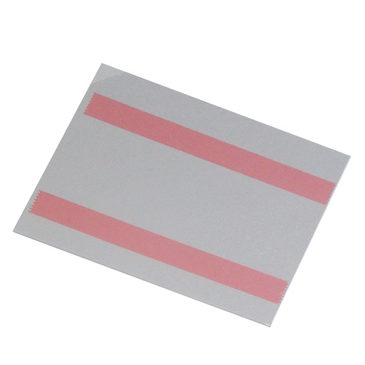 [048887] Pack de 10 unidades de etiquetero plástico transparente - Dim.: 210x148x3h mm