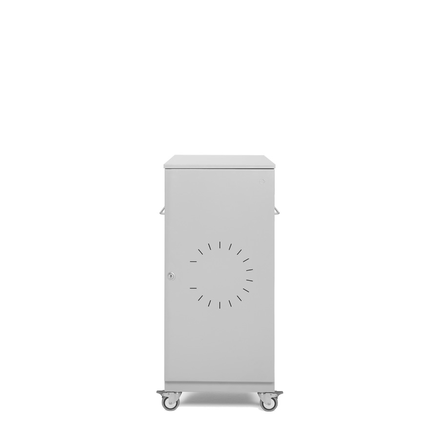 [048919] Armario para el almacenamiento de ordenadores portátiles a una cara - Dim.: 500x450x1100h mm - Gris ral 7035