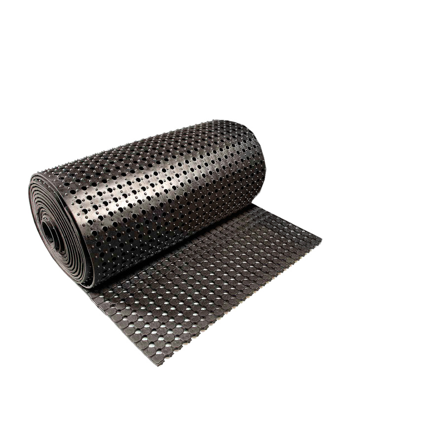 [048943] Rollo de caucho para zonas de paso exteriores - Dim.: 600x10000x10 mm - Negro