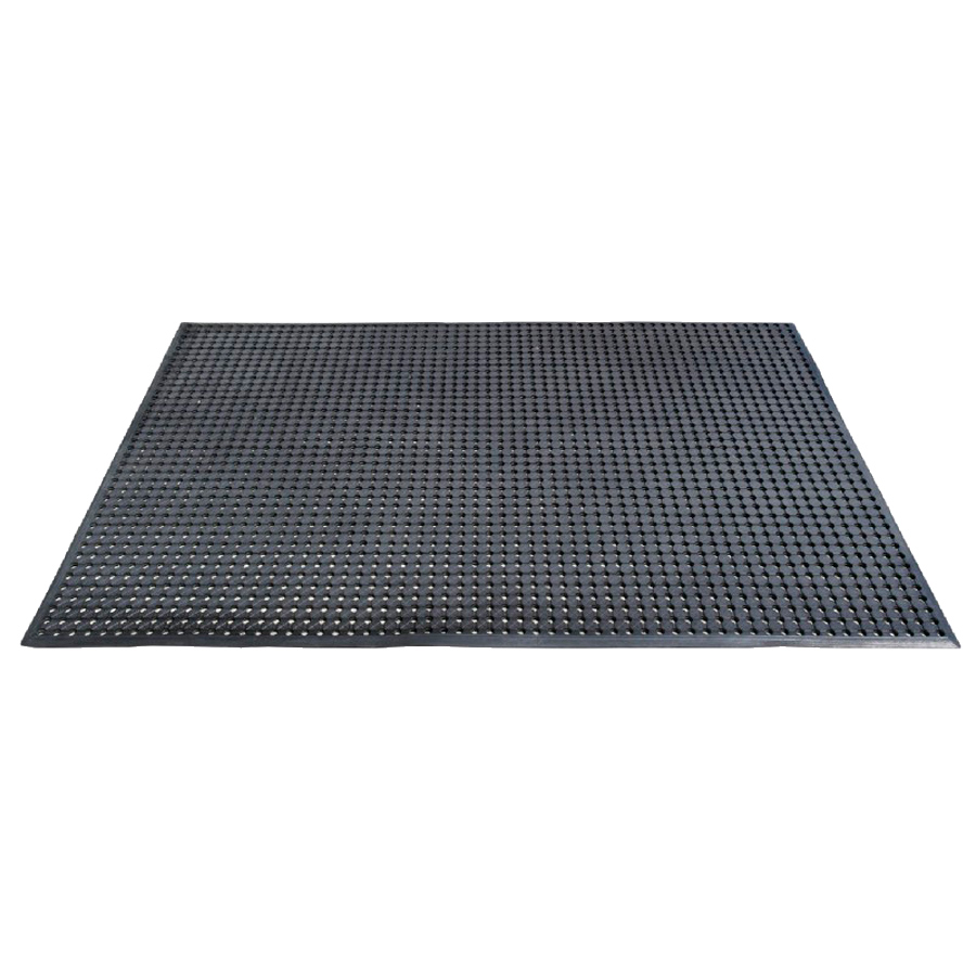 [048946] Alfombra de caucho para zonas de paso exteriores - Dim.: 1500x900x10 mm - Negro